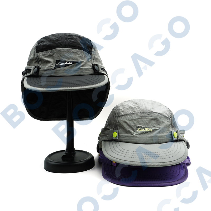 Running Cap Lightweight - Quick-Dry Flat Brim Baseball Cap With