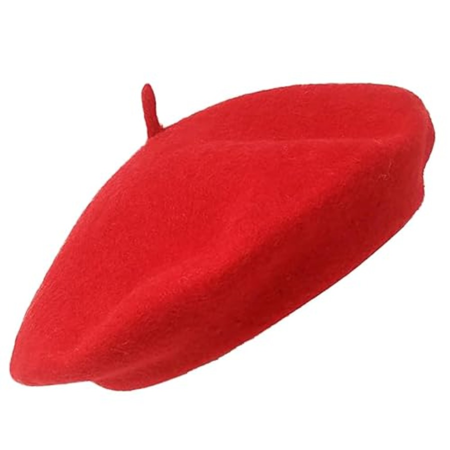 Beret French Wool - Women Beret Classic French Hat -