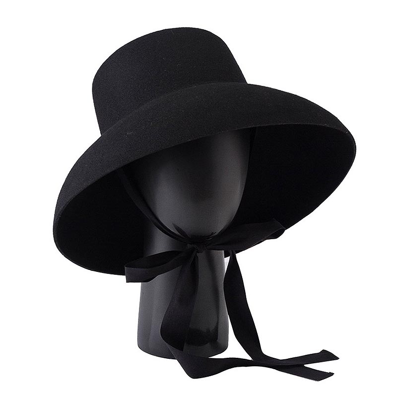 Retro Style Pure Wool Hat Wide - Fedora Hat Wool avis et prix