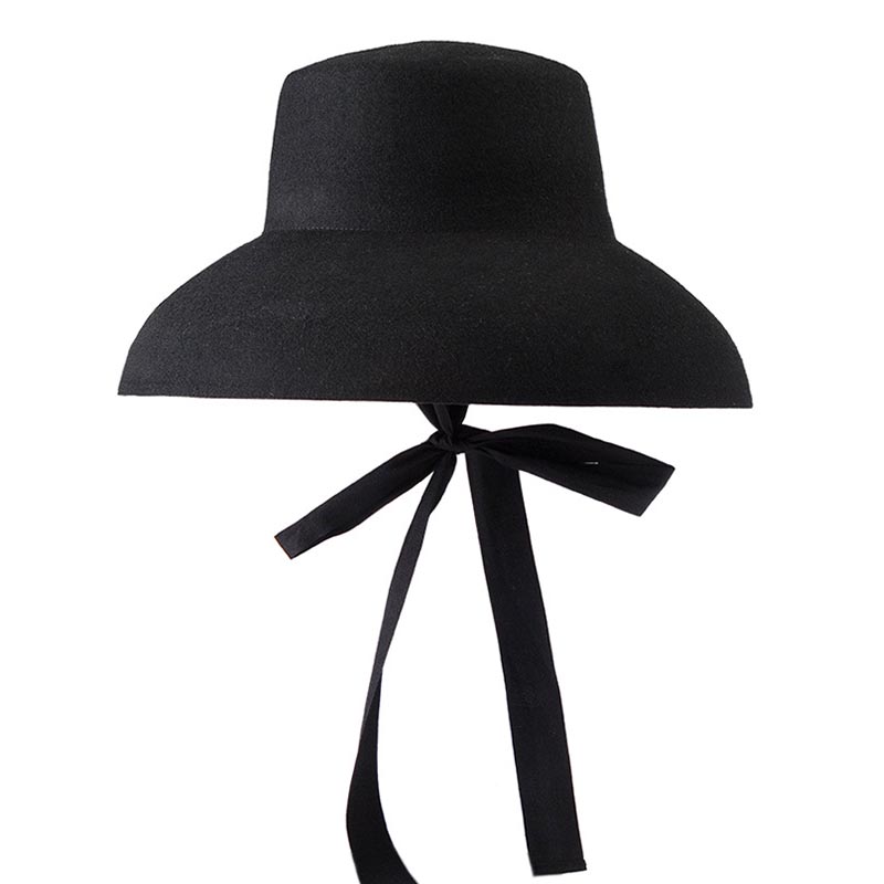 Retro Style Pure Wool Hat Wide - Fedora Hat Wool avis et prix