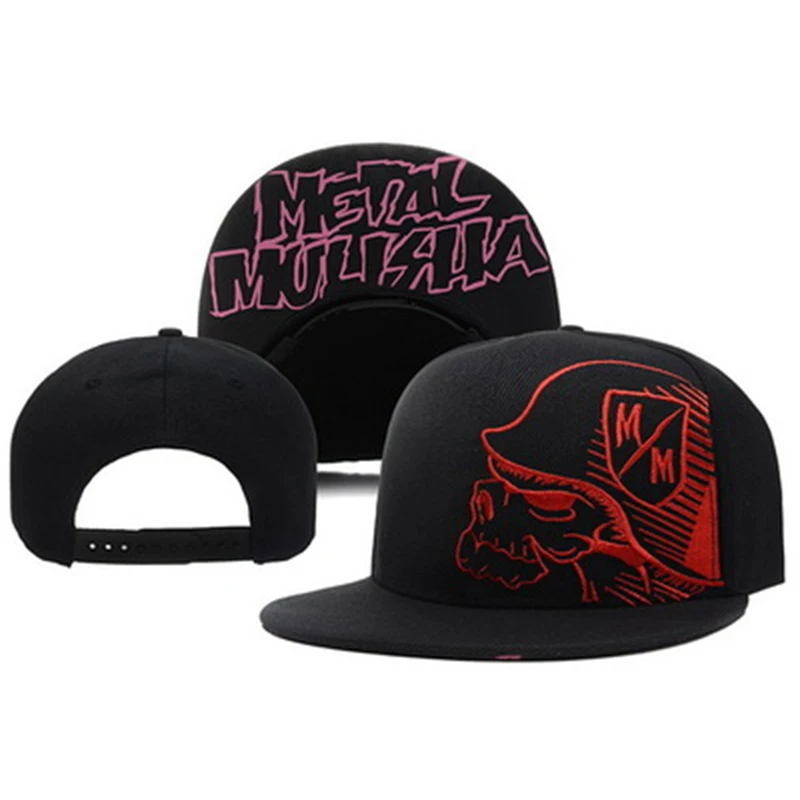 Unisex Skeleton Embroidery Bas - Snapback Hat Flat avis et prix