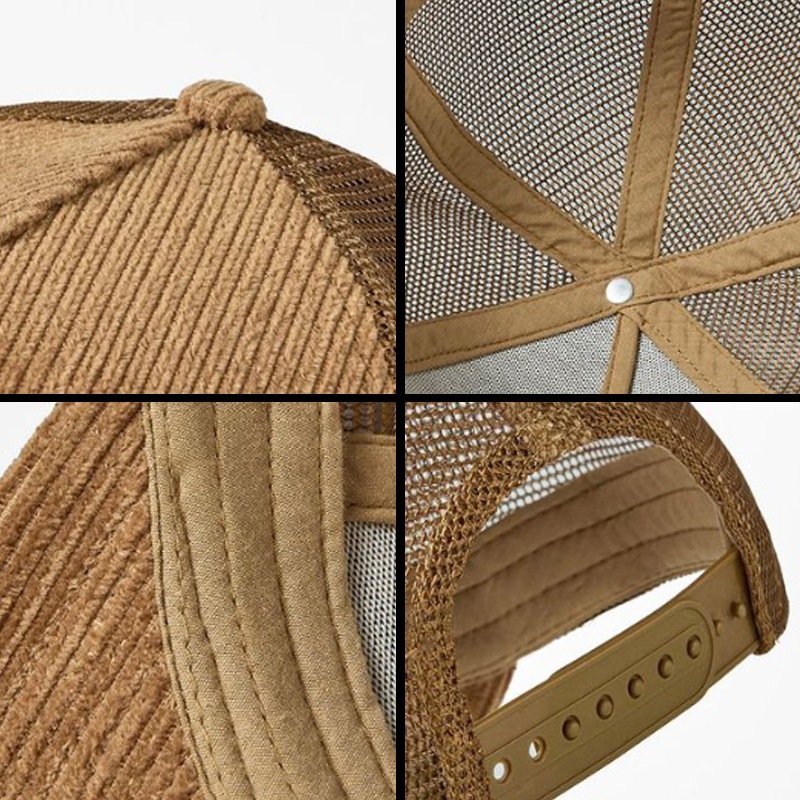Corduroy Mesh Sport Cap Custom - Corduroy Cap 5 Panel avis et prix