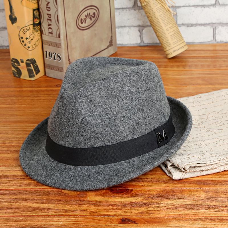 2025 Men Winter Thick Warm Fel - Fedora Hat Wool avis et prix
