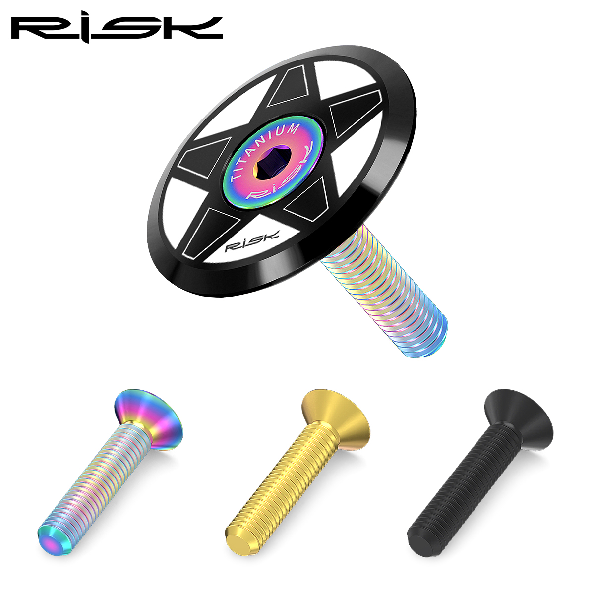 RISK 1pc Bicycle Titanium Allo - Snapback Hat Flat avis et prix