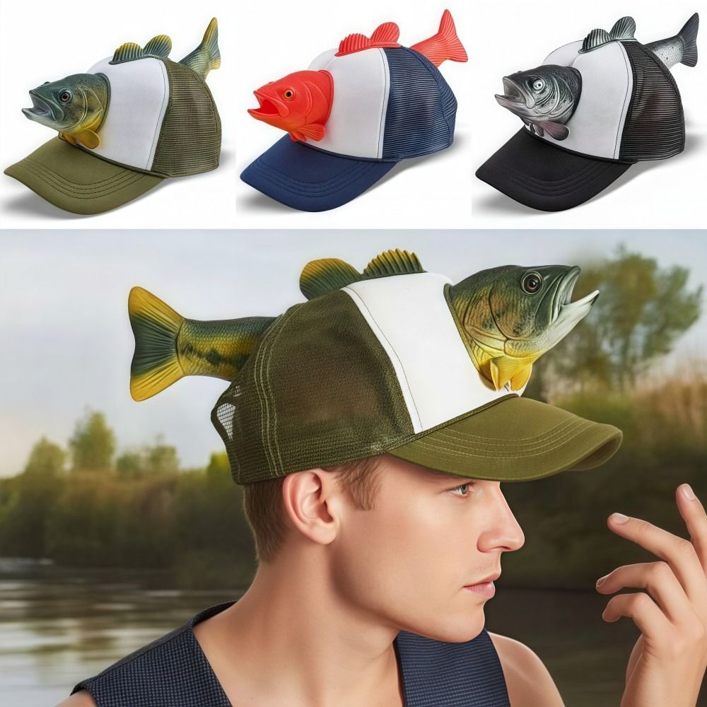 Funny 3D Fish Animal Trucker H - Trucker Cap Mesh avis et prix
