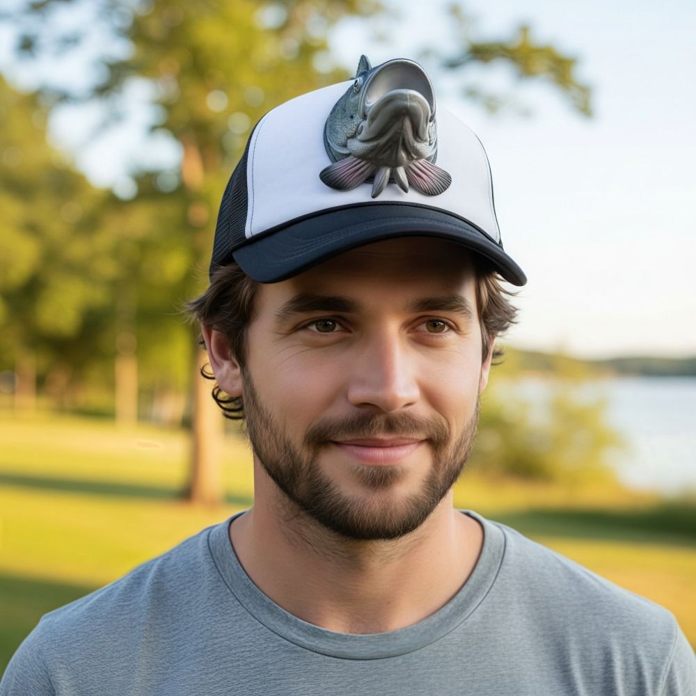 Funny 3D Fish Animal Trucker H - Trucker Cap Mesh avis et prix