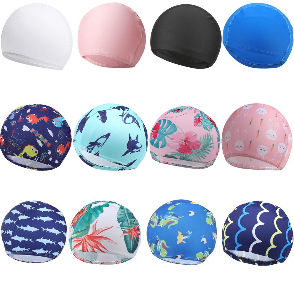 Cartoon  Children Boys Girls H - Swim Hat Silicone avis et prix