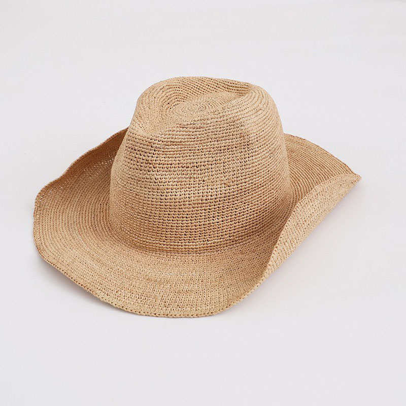 Natural Raffia Straw Hat For W - Cowboy Hat Straw avis et prix