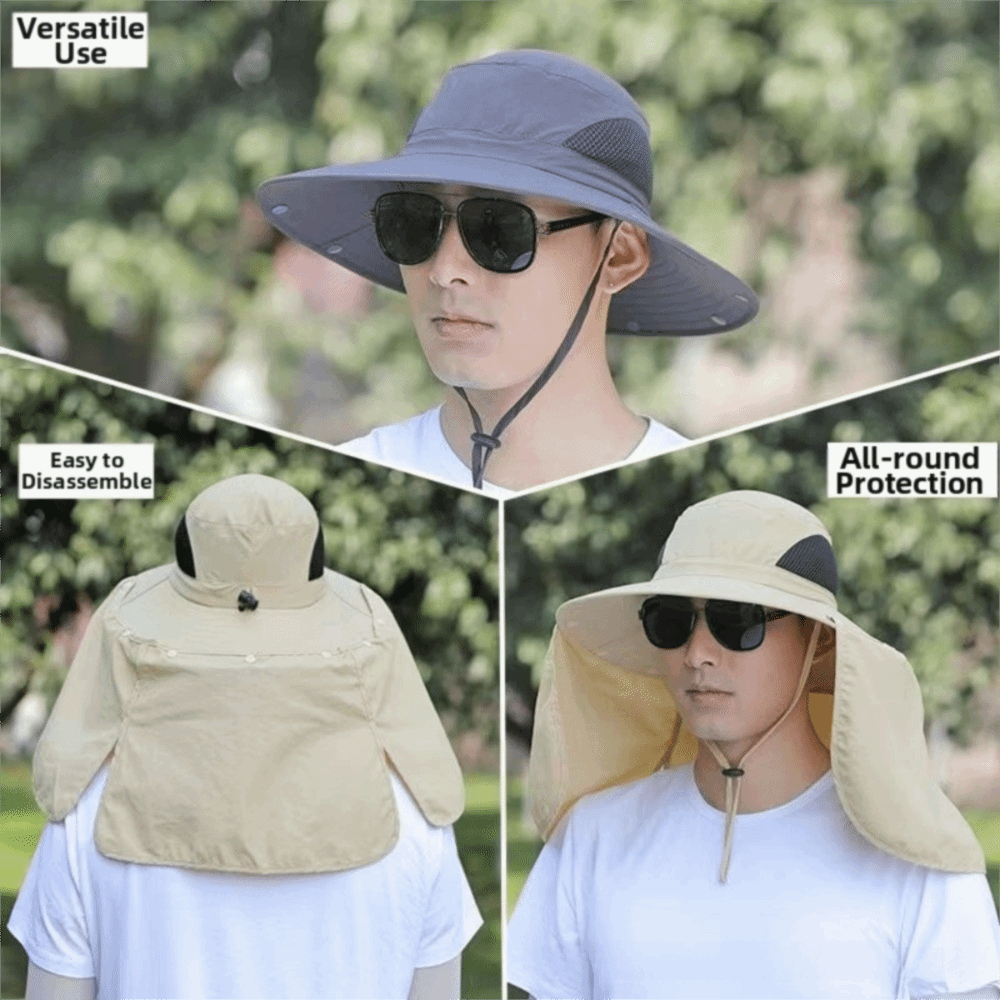 Fashion Cloth Men Sun Hat Big  - Visor Sun Hat avis et prix
