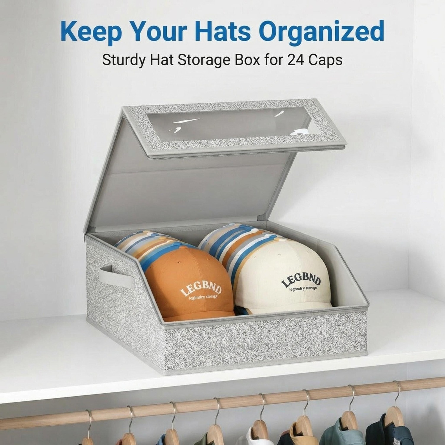 Large Capacity Double Row Hat  - Baseball Cap Structured avis et prix