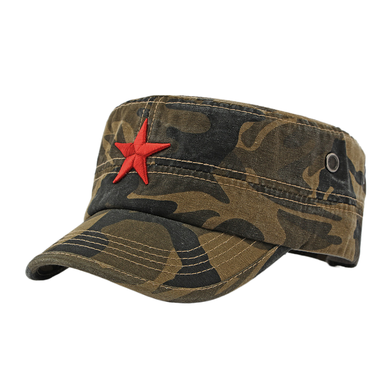 Men's Camouflage Flat Top Base - Dad Hat Cotton avis et prix
