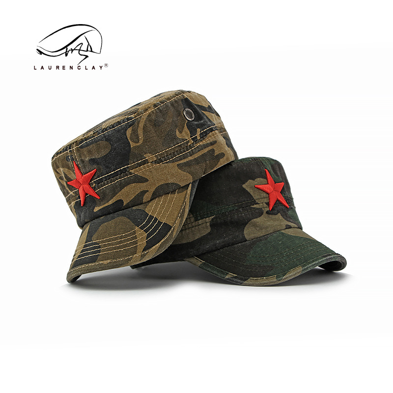 Men's Camouflage Flat Top Base - Dad Hat Cotton avis et prix