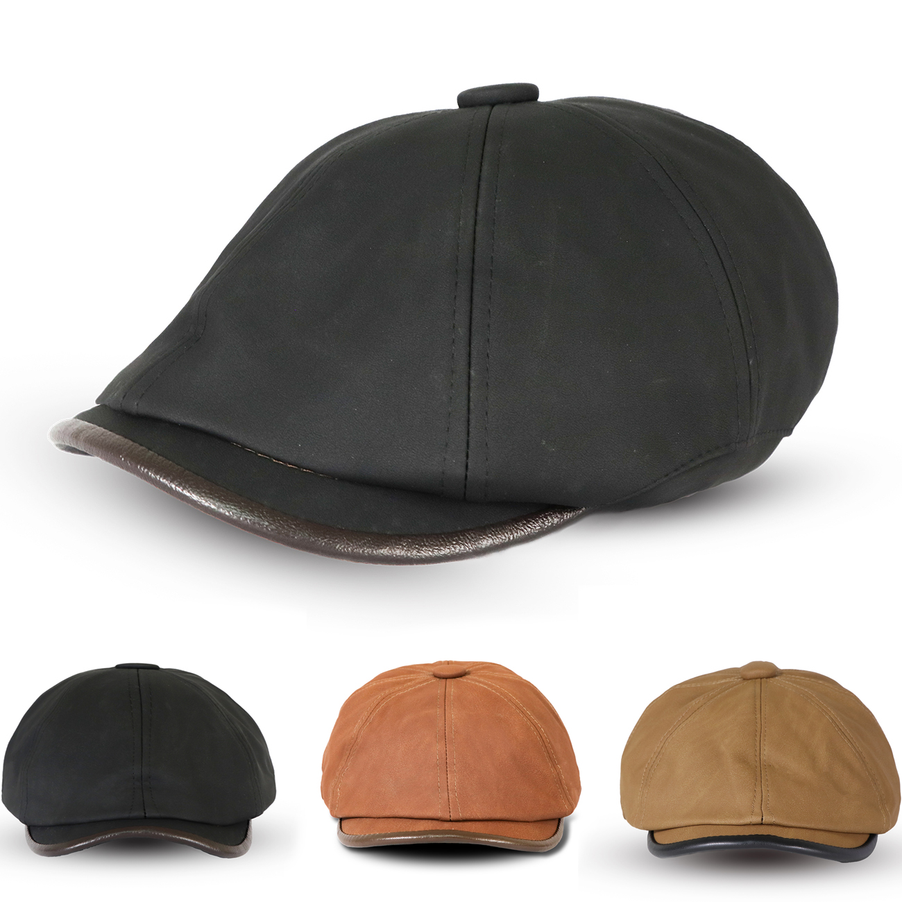 Men's Octagonal Newsboy Hat Wa - Newsboy Cap Ivy avis et prix