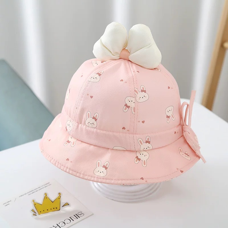 Spring 2026 New Cartoon Bear R - Bucket Hat Cotton avis et prix