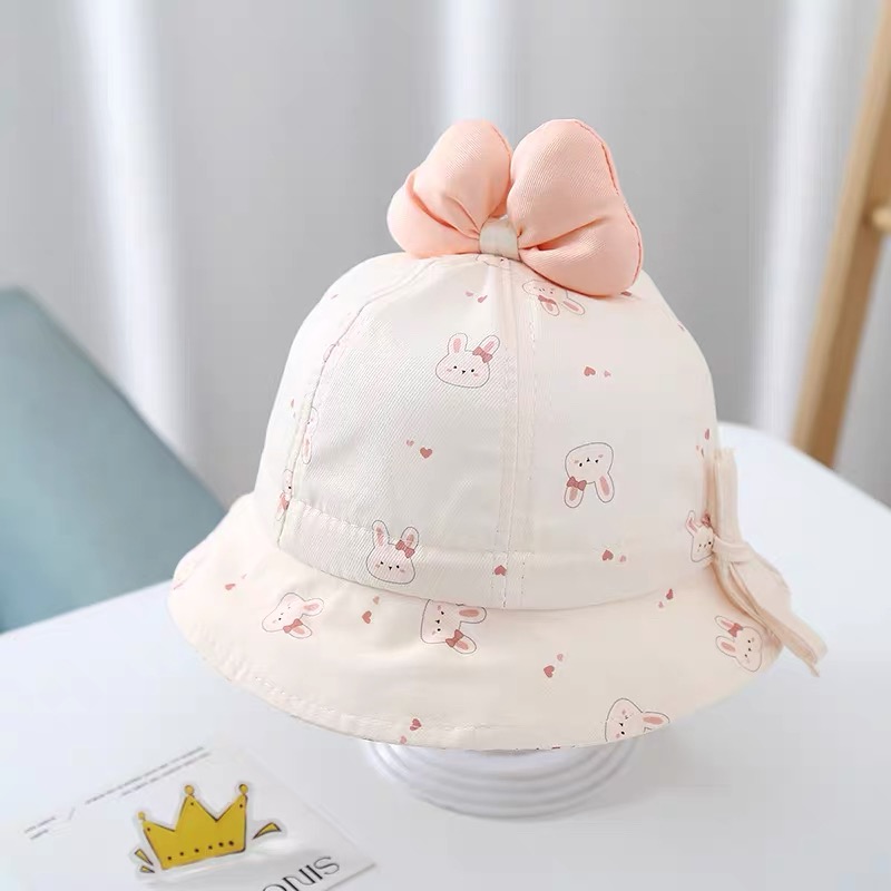 Spring 2026 New Cartoon Bear R - Bucket Hat Cotton avis et prix