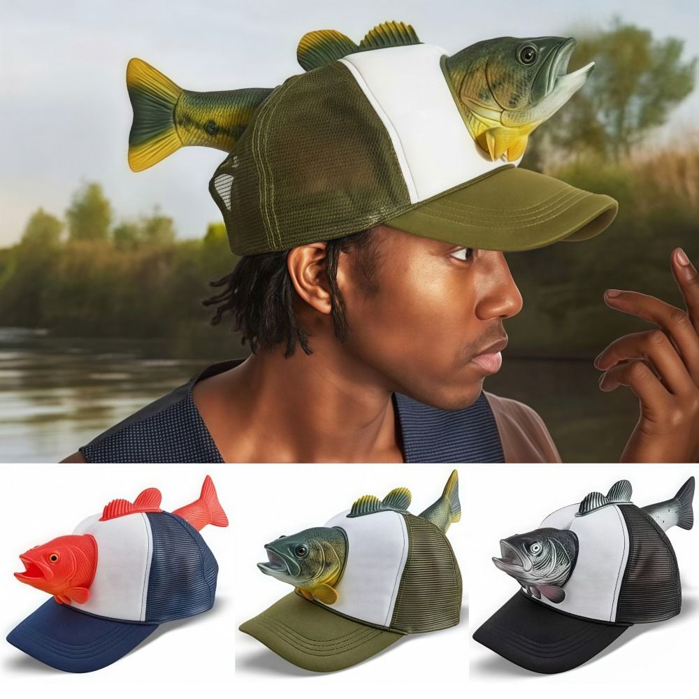 Funny 3D Fish Animal Trucker H - Trucker Cap Mesh avis et prix