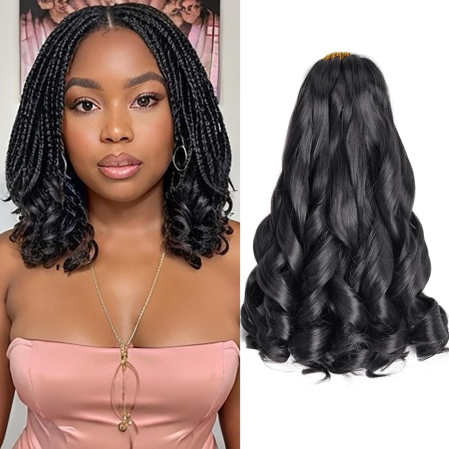 French Curly Braiding Hair 12/ - Beret French Wool avis et prix