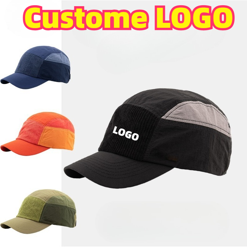 Custom Embroidered Logo Color  - Corduroy Cap 5 Panel avis et prix