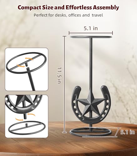 Western Horseshoe Star Hat Sta - Cowboy Hat Straw avis et prix
