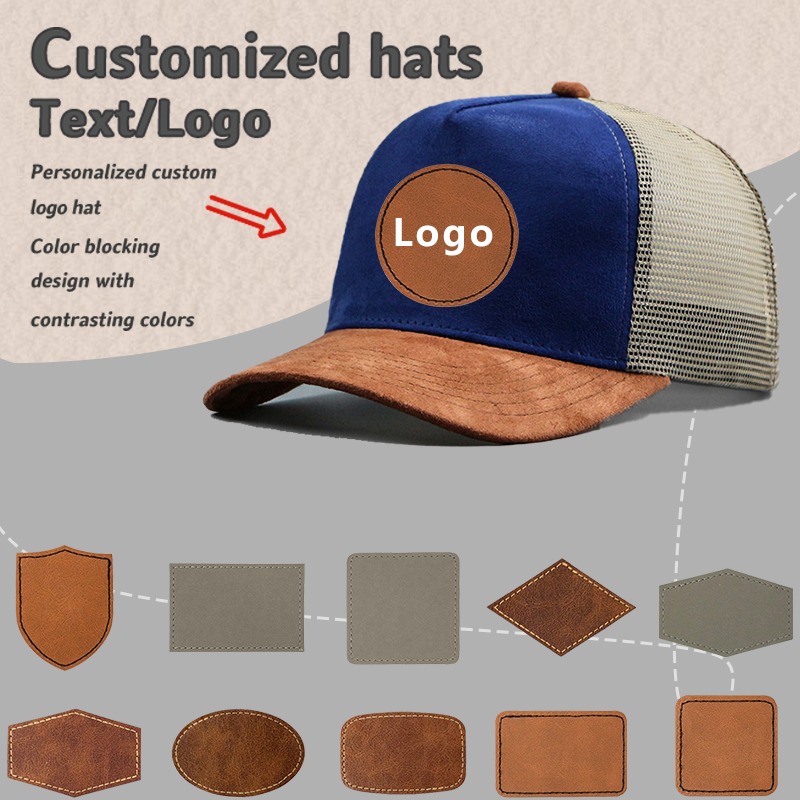 Leather Label Custom Logo Five - Baseball Cap Structured avis et prix