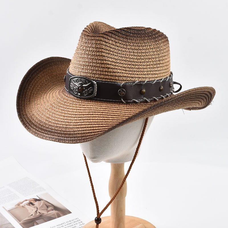 Summer Western Cowboy Straw Ha - Cowboy Hat Straw avis et prix