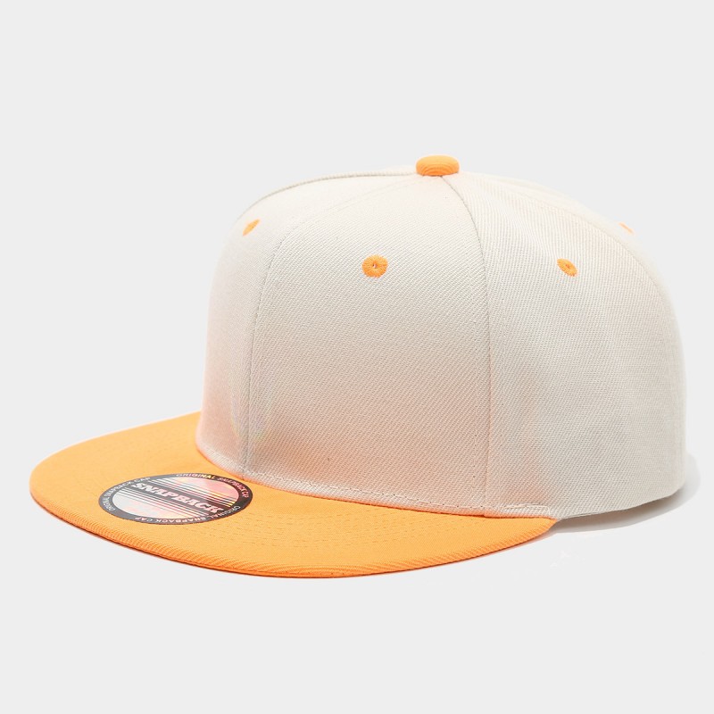 Two-Tone Color-Blocking Hip-Ho - Snapback Hat Flat avis et prix