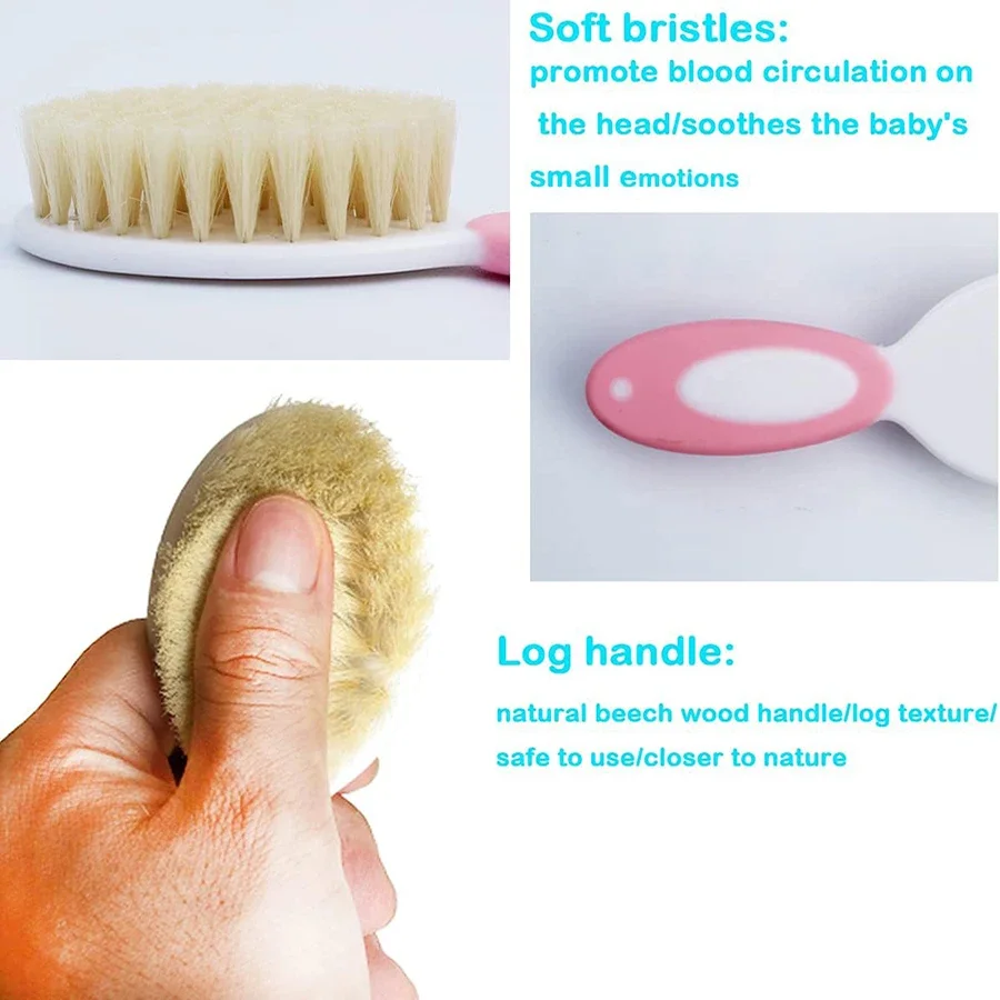 Baby Hair Brush Set for Newbor - Swim Hat Silicone avis et prix