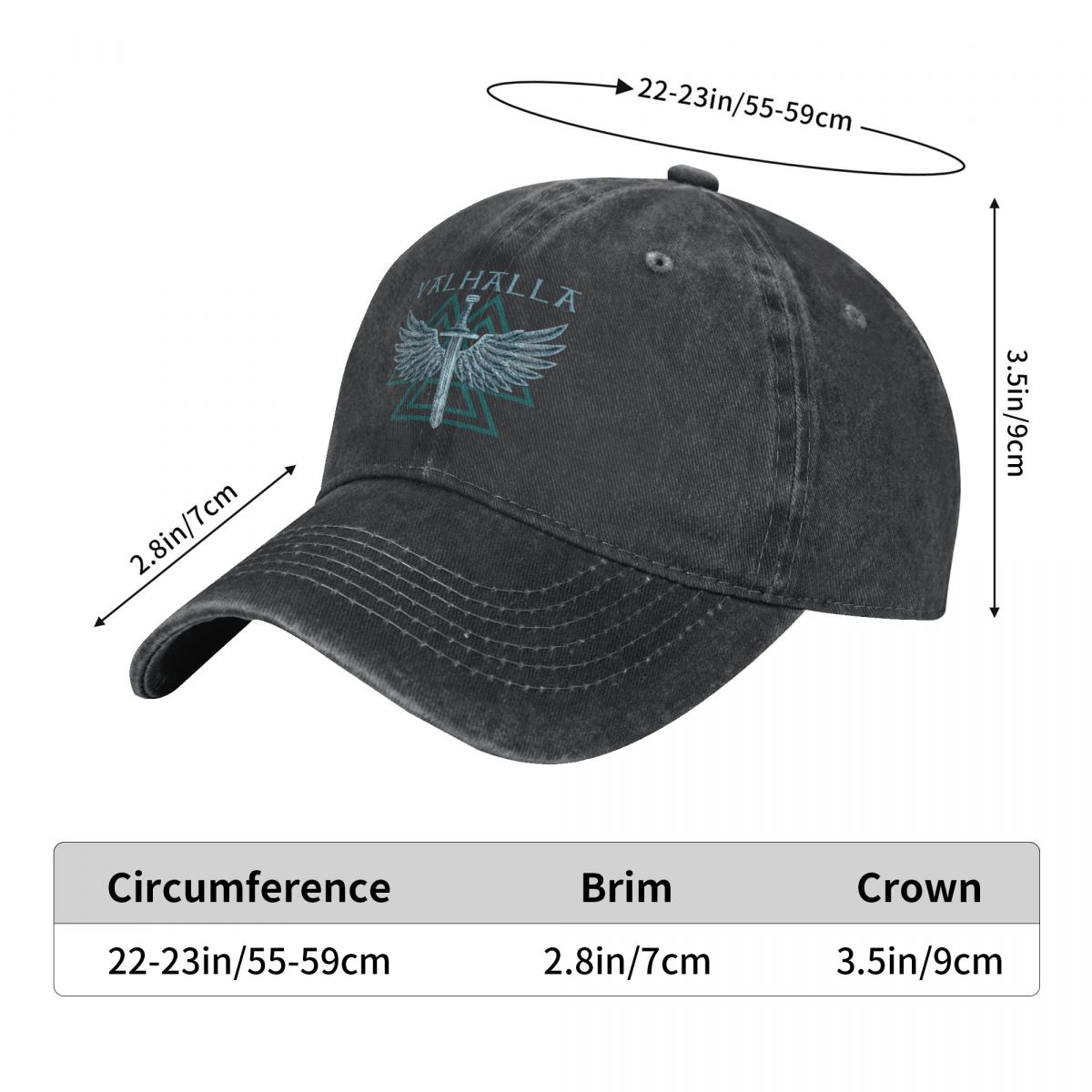 Washed Men's Baseball Cap Nors - Golf Cap Dad avis et prix