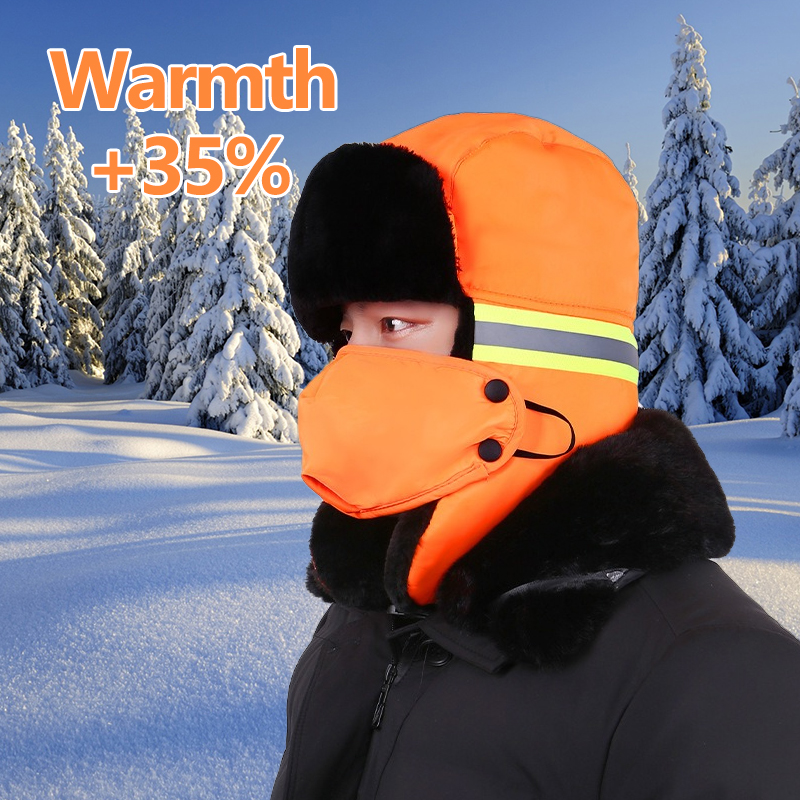 Winter Trapper Hat with Ear Fl - Winter Trapper Hat avis et prix