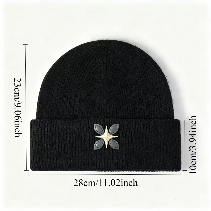 Unisex Oversized Slouchy Fit S - Beanie Cuffed Knit avis et prix