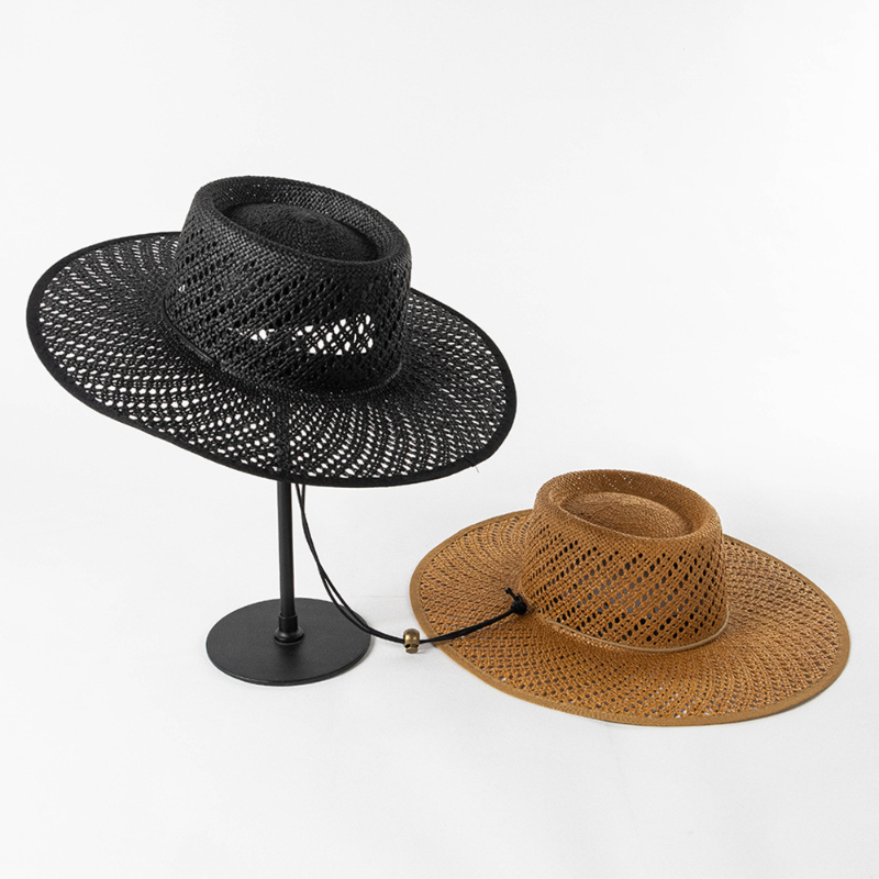 New Hand Woven Hollow Circular - Cowboy Hat Straw avis et prix