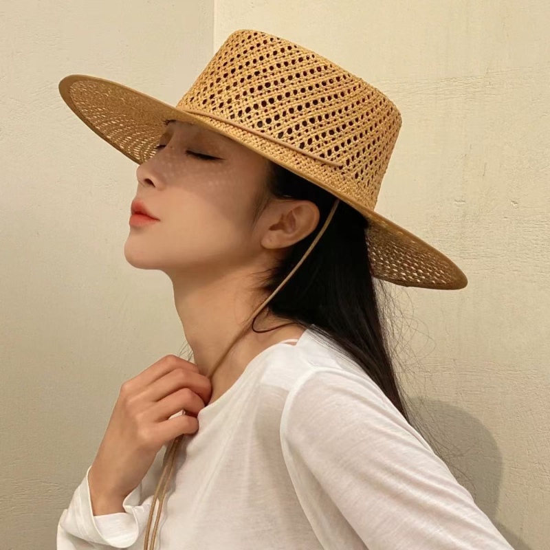New Hand Woven Hollow Circular - Cowboy Hat Straw avis et prix