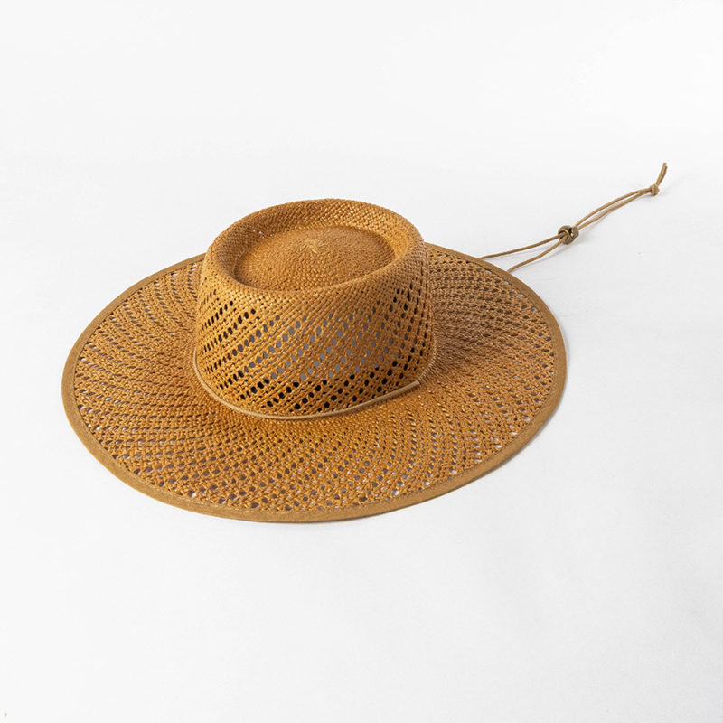 New Hand Woven Hollow Circular - Cowboy Hat Straw avis et prix
