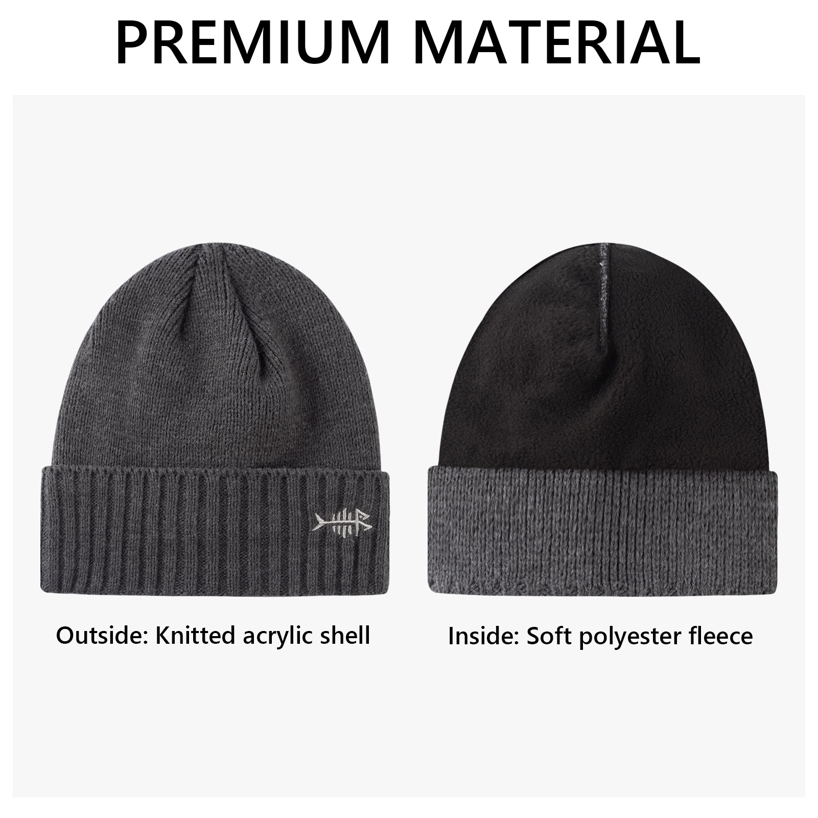 BASSDASH Winter Beanie Hats wi - Beanie Cuffed Knit avis et prix