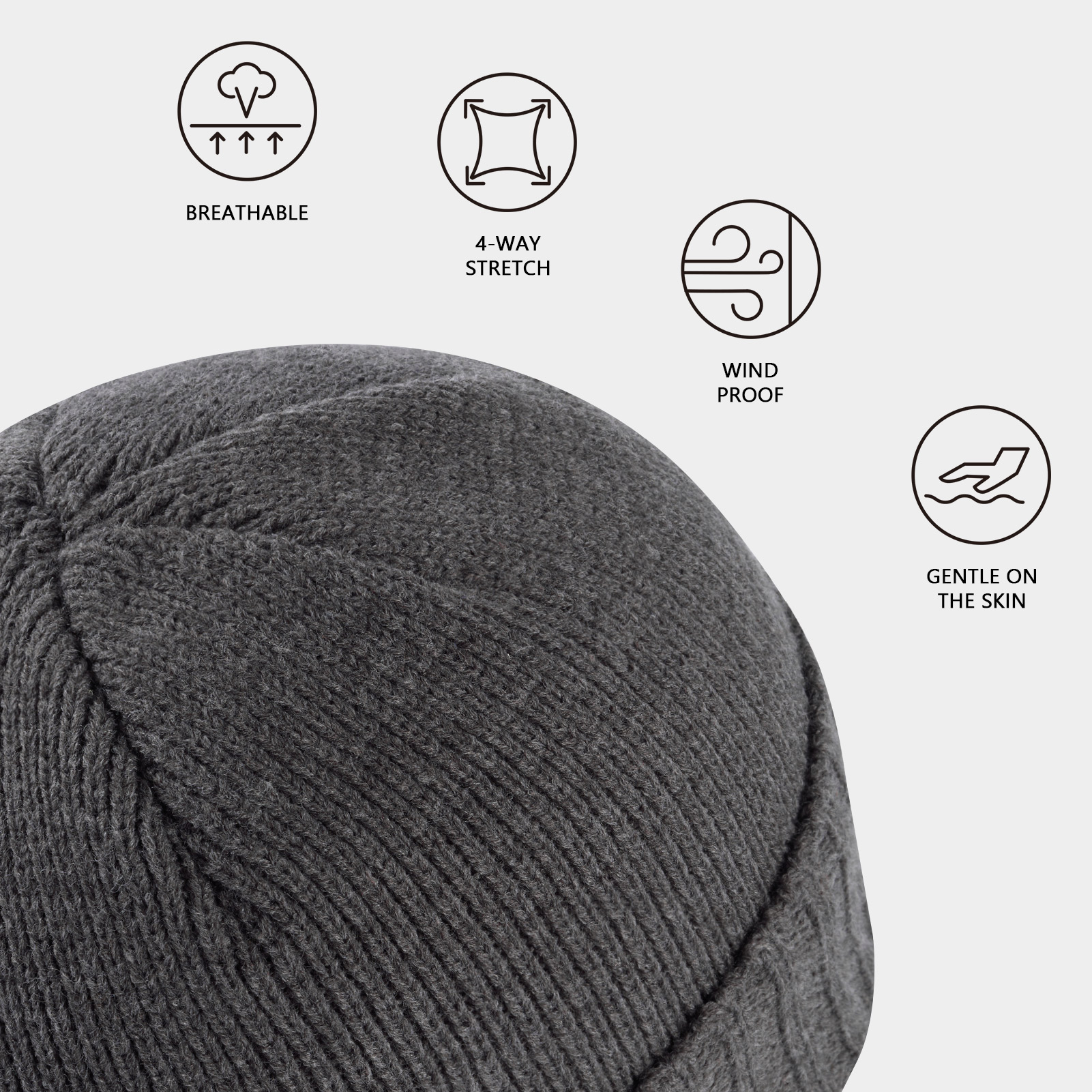 BASSDASH Winter Beanie Hats wi - Beanie Cuffed Knit avis et prix