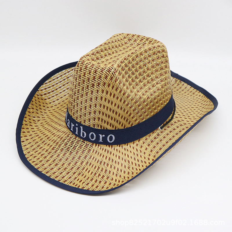 Men Retro Western Cowboy Summe - Cowboy Hat Straw avis et prix