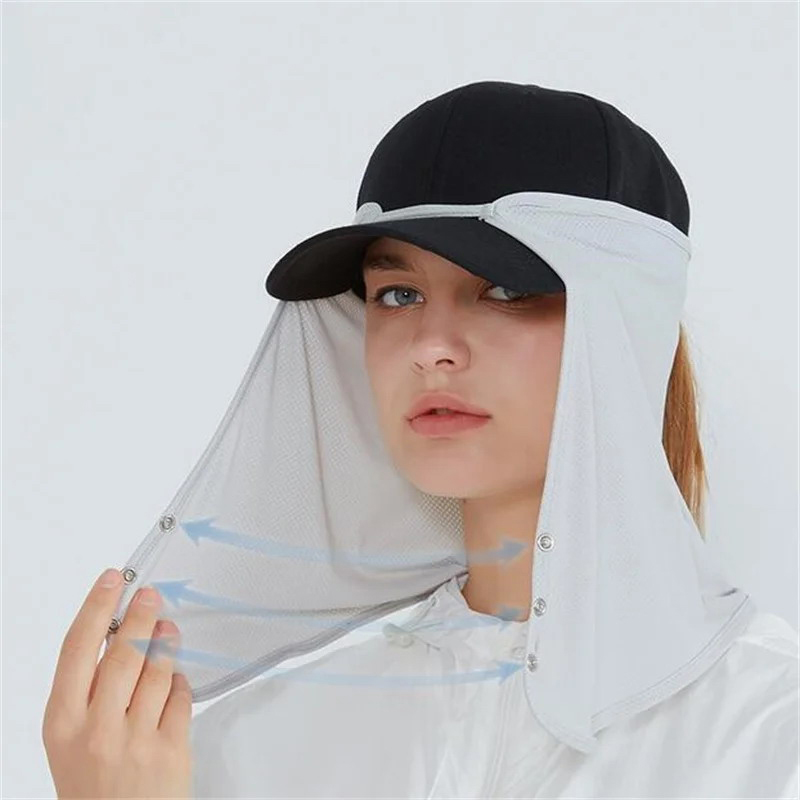 Quick Drying Fishing Cap Face  - Visor Sun Hat avis et prix