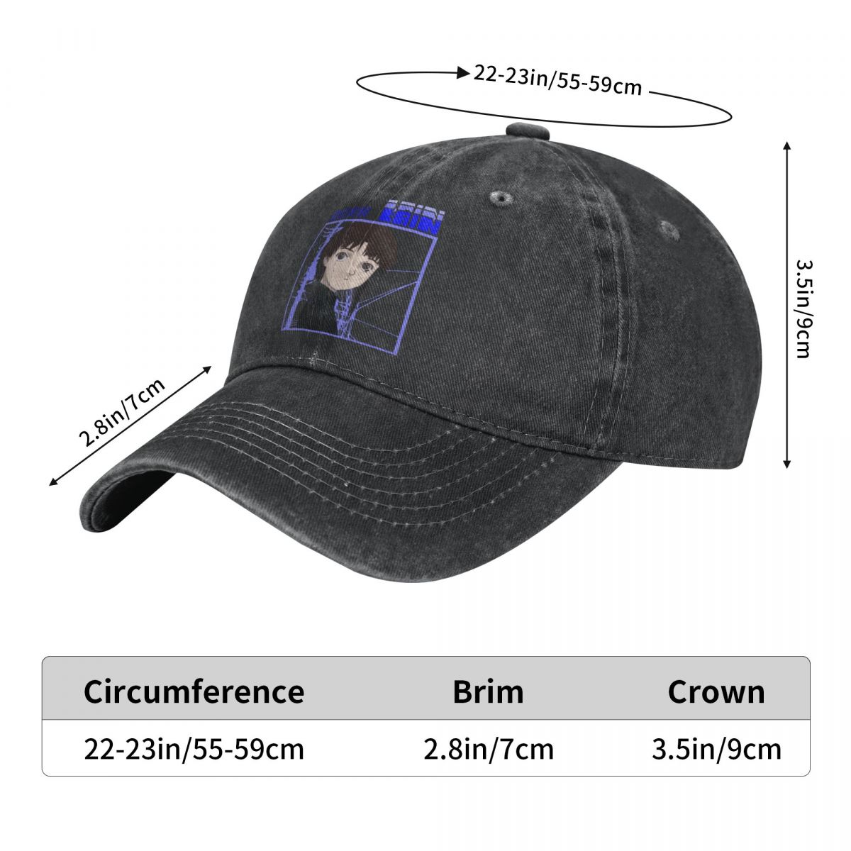 Washed Men's Baseball Cap Blue - Golf Cap Dad avis et prix