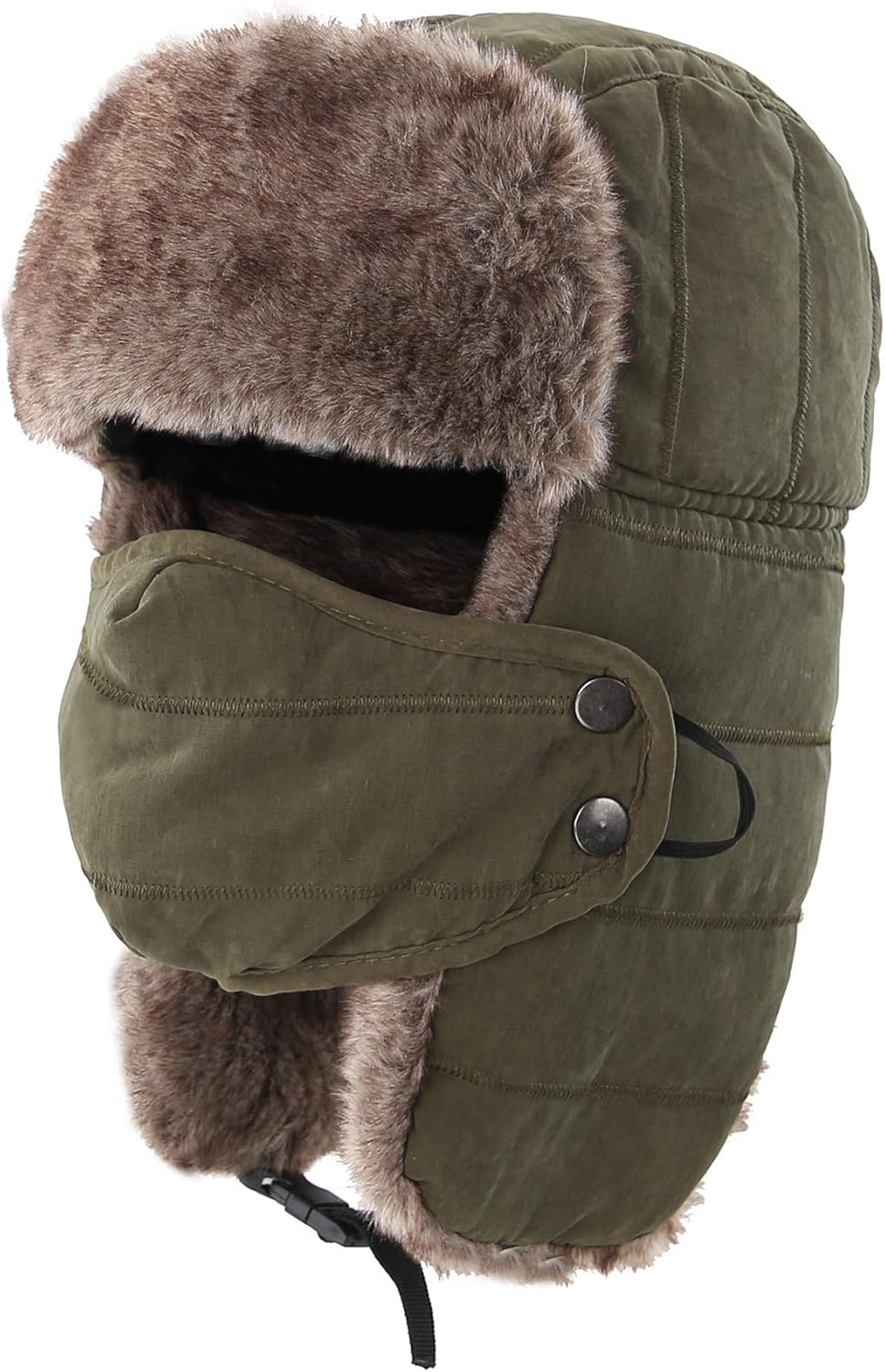 Men's Trapper Hat with Ear Fla - Winter Trapper Hat avis et prix