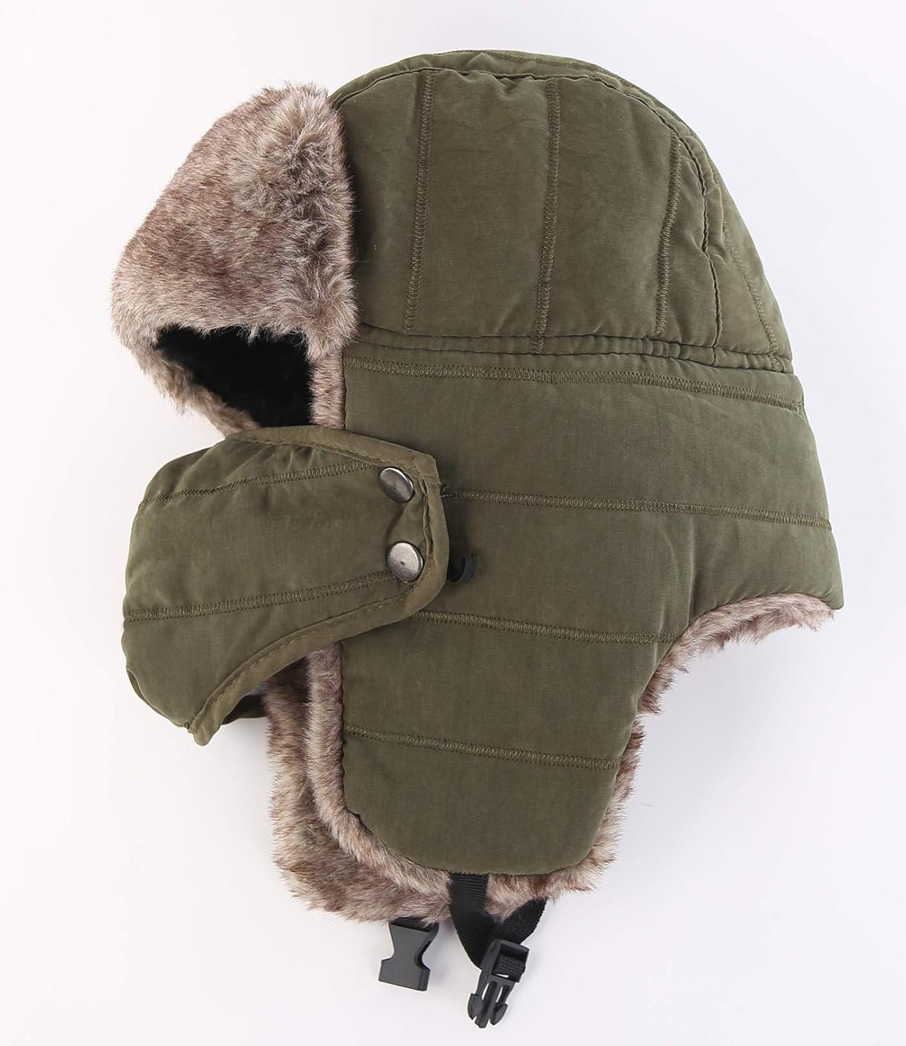 Men's Trapper Hat with Ear Fla - Winter Trapper Hat avis et prix
