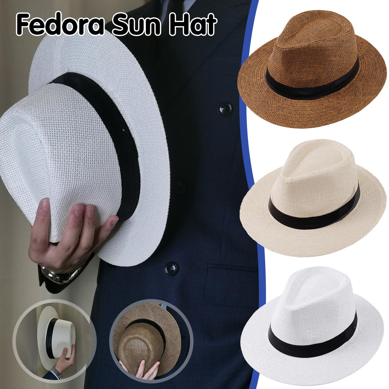 Men Summer Panama Straw Hat Na - Cowboy Hat Straw avis et prix