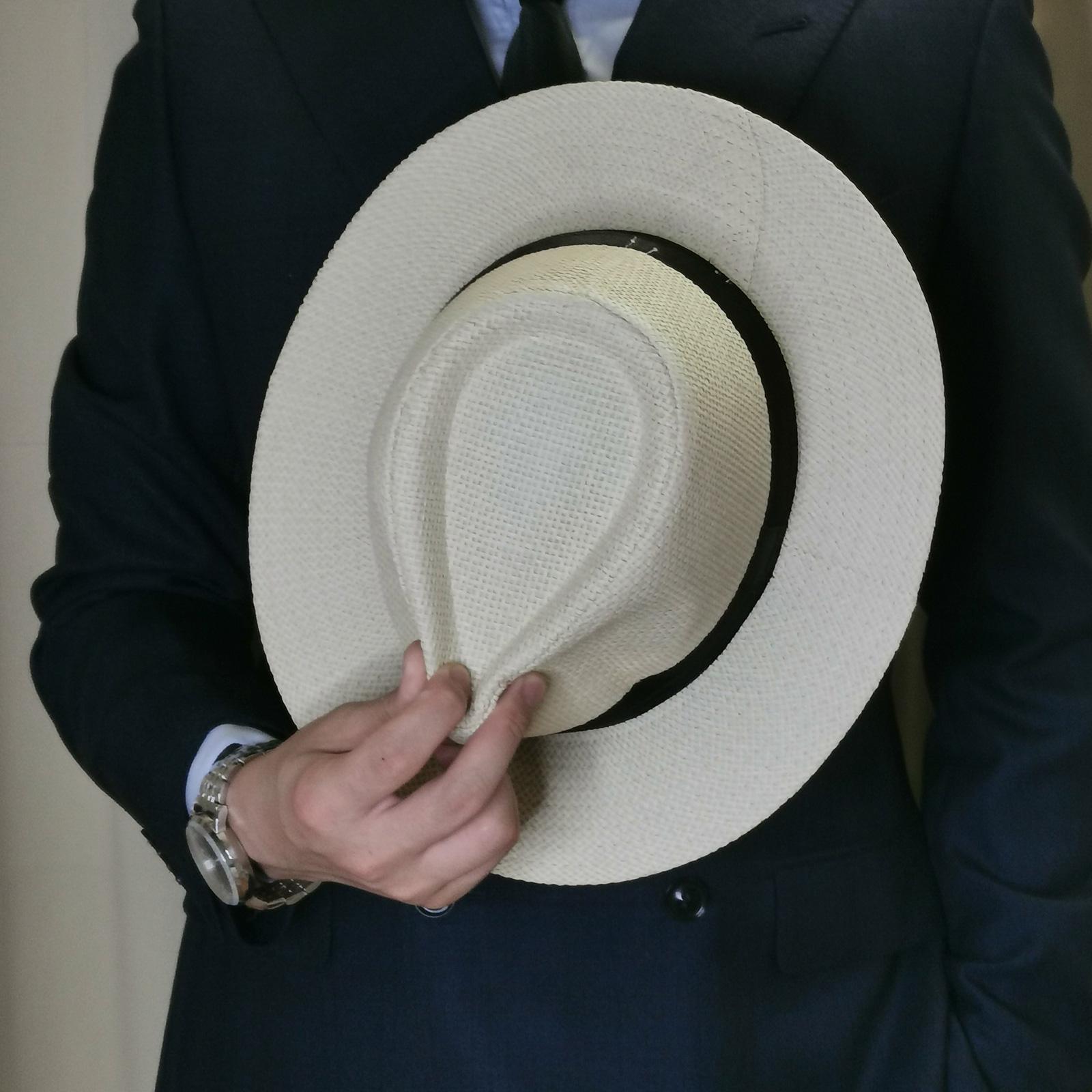 Men Summer Panama Straw Hat Na - Cowboy Hat Straw avis et prix