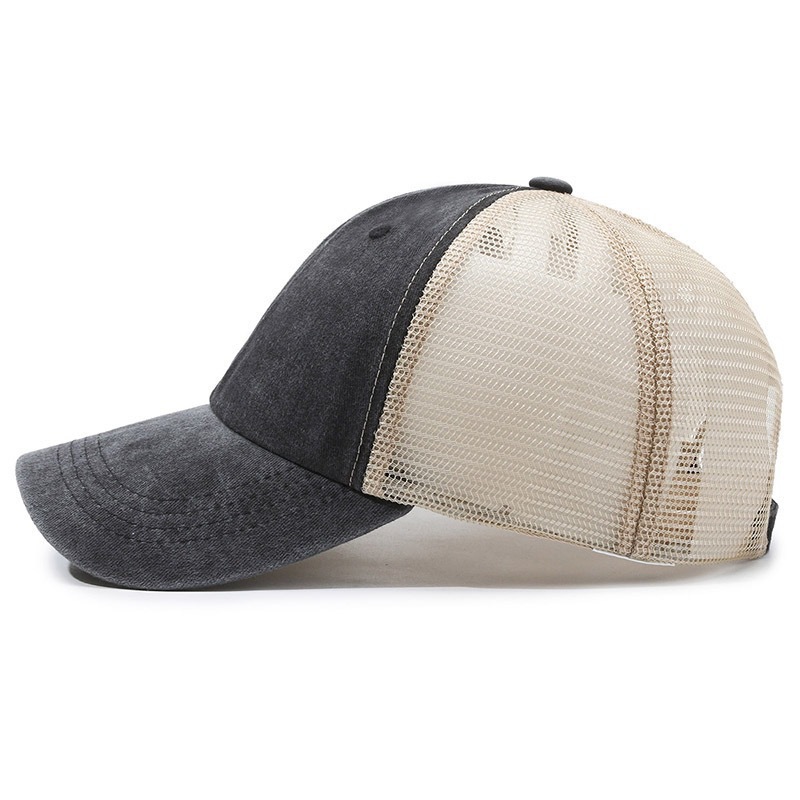 Custom Logo Washed Mesh Cap Br - Visor Sun Hat avis et prix