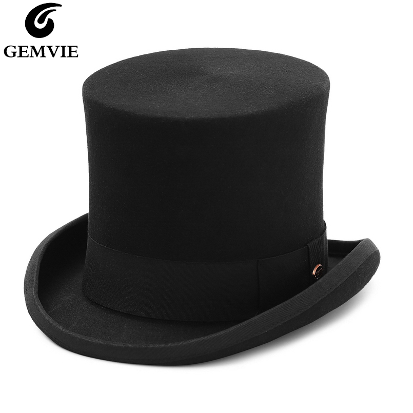 GEMVIE 17cm 100% Wool Felt Top - Fedora Hat Wool avis et prix