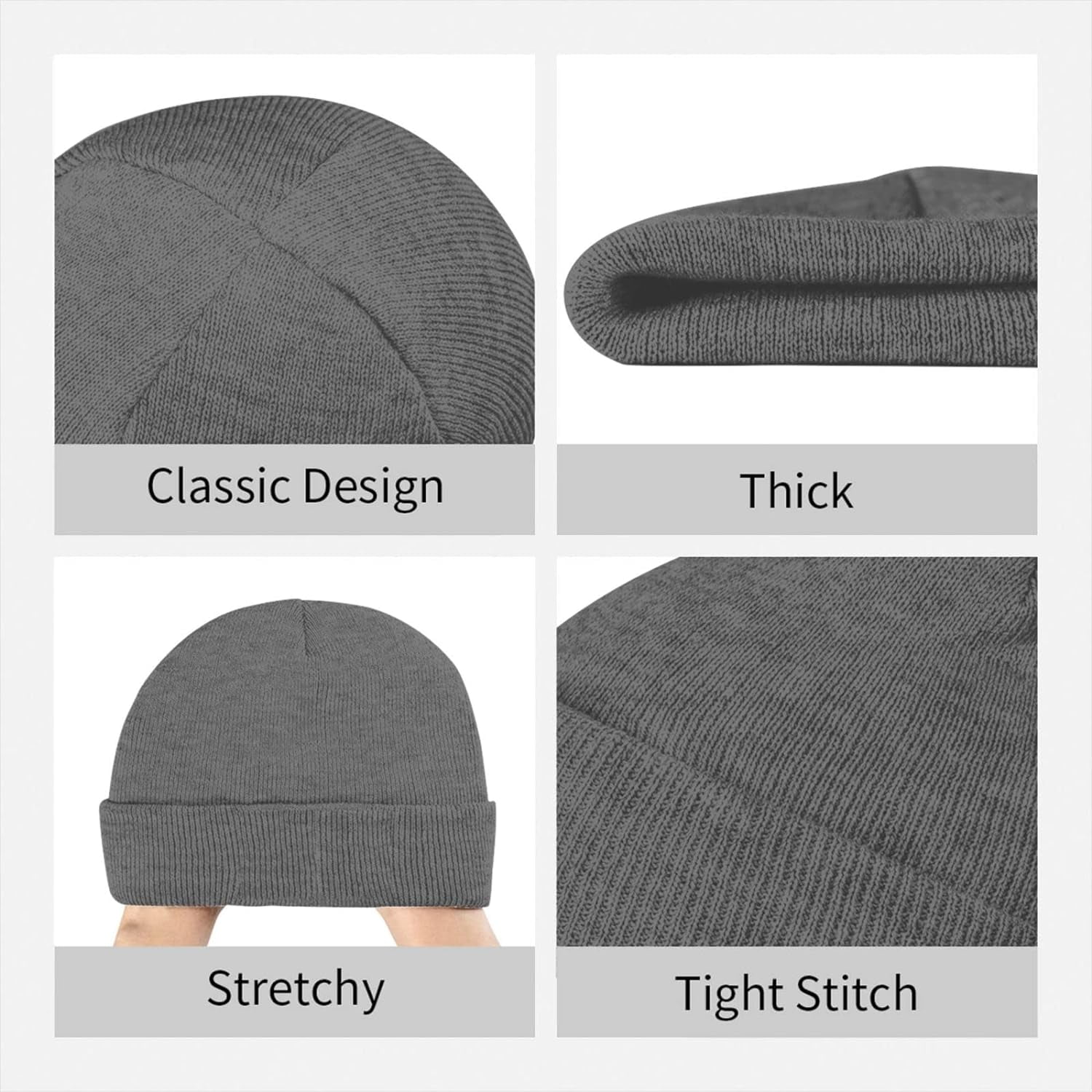 Fall For Jesus He Never Leaves - Beanie Cuffed Knit avis et prix