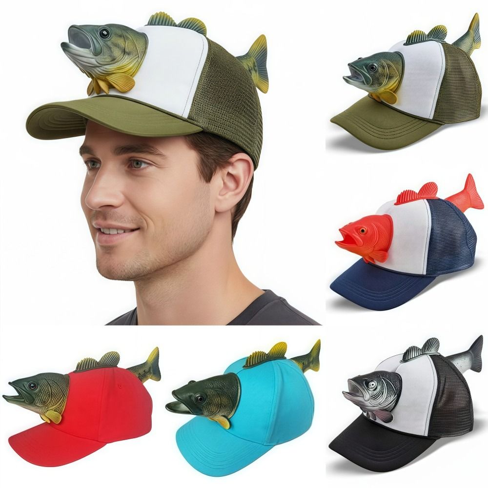 Funny 3D Fish Animal Trucker H - Trucker Cap Mesh avis et prix