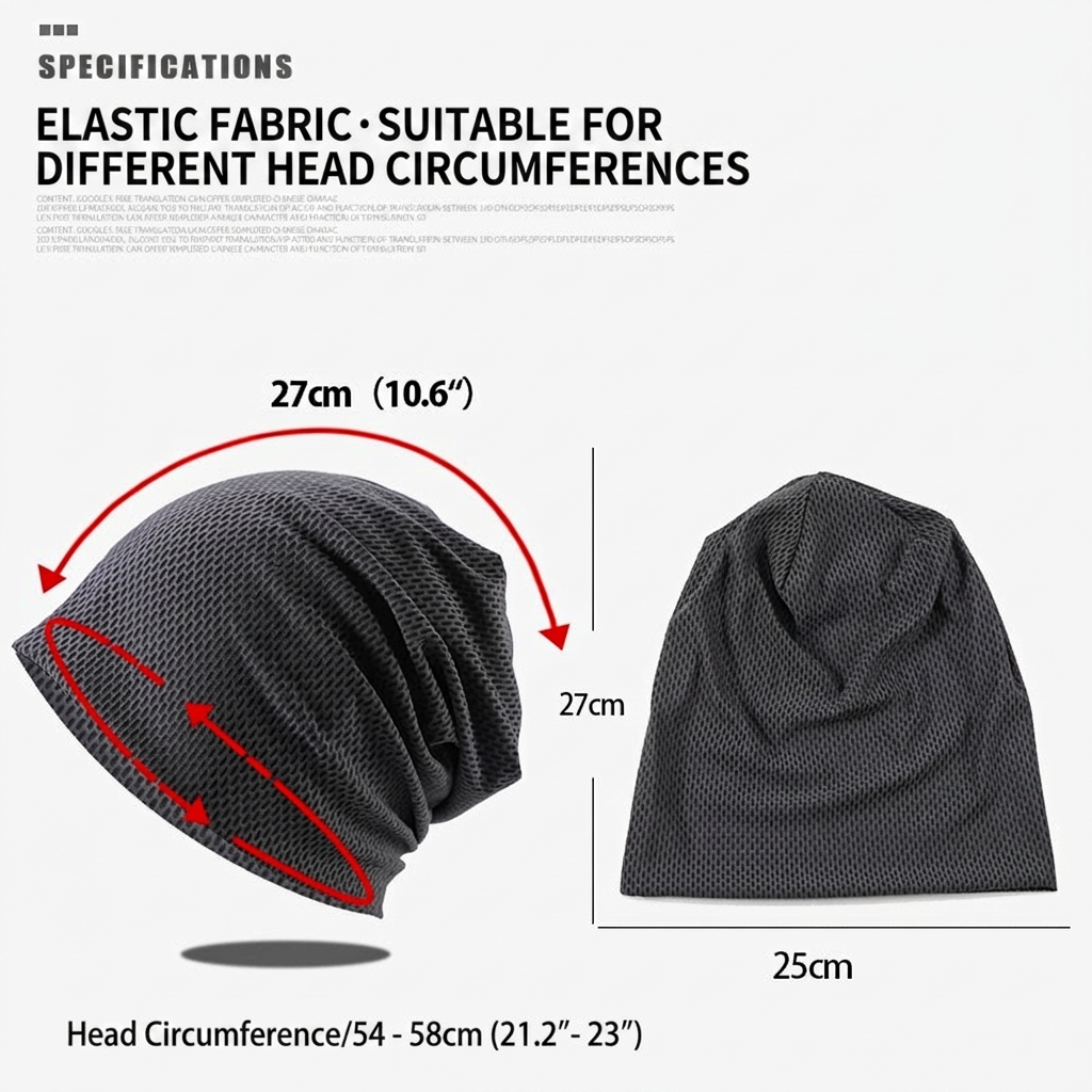 Breathable Mesh Running Beanie - Skull Cap Helmet Liner avis et prix