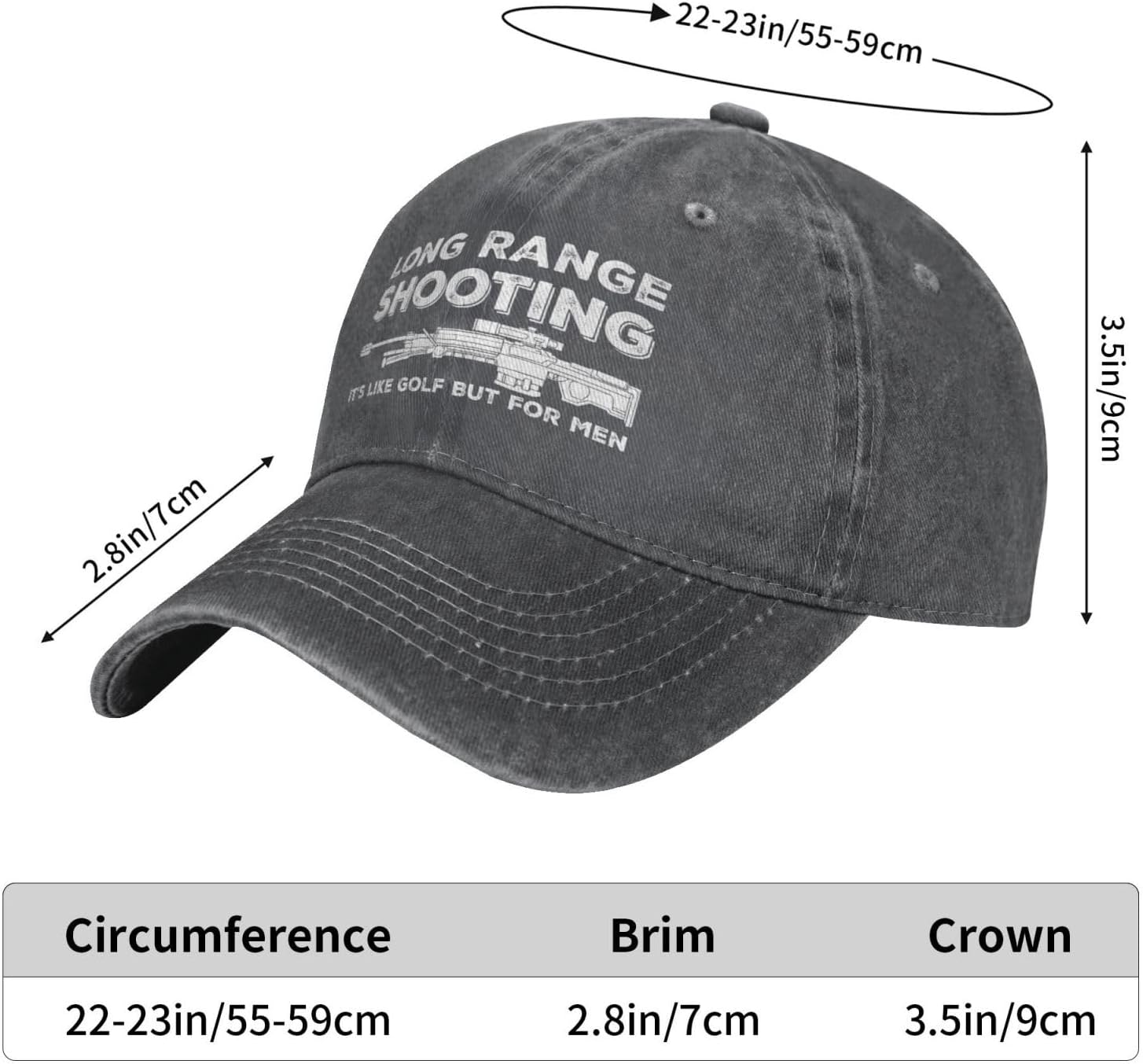 Funny Hat Long Ranges Shooting - Golf Cap Dad avis et prix
