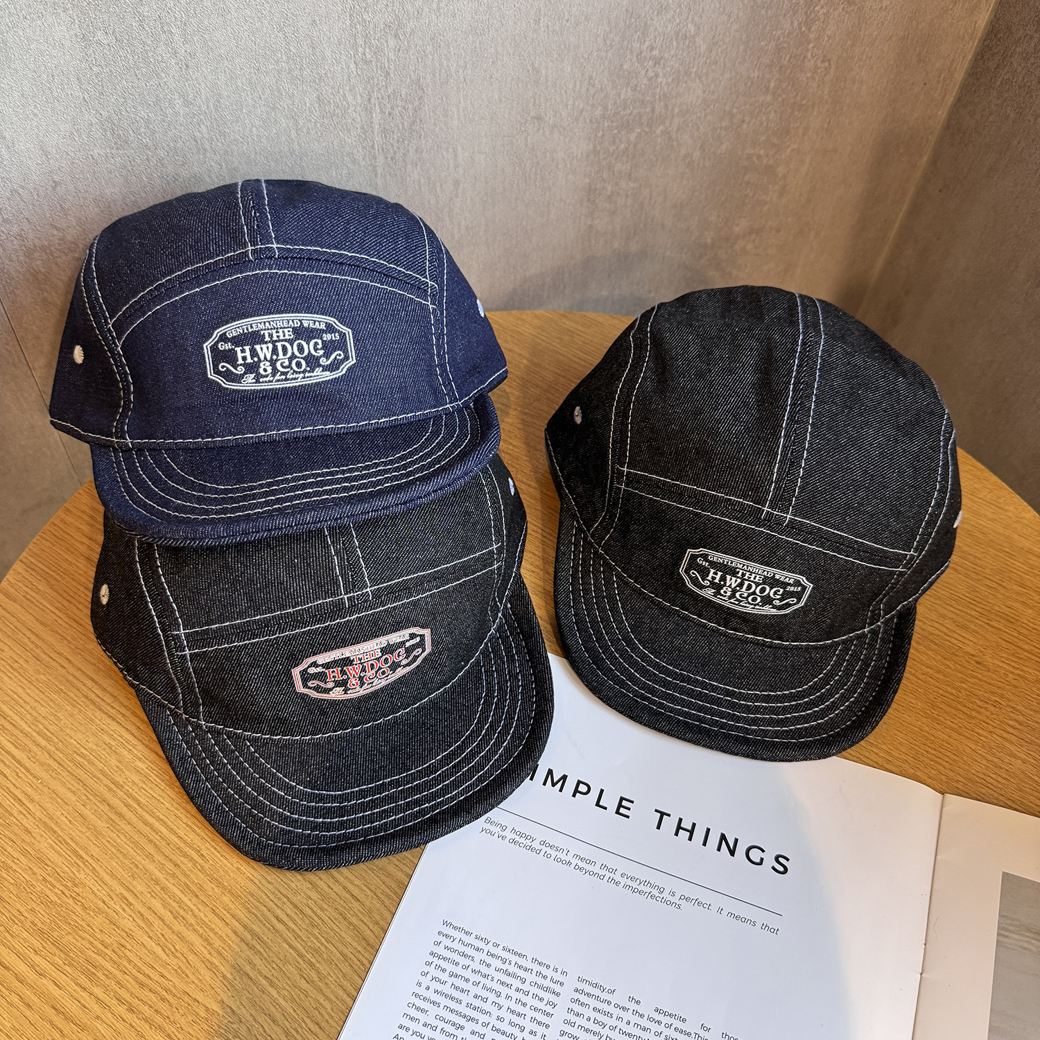 5 Panel Baseball Cap Denim Cot - Corduroy Cap 5 Panel avis et prix