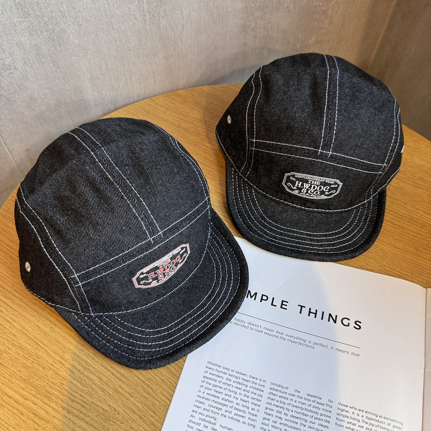 5 Panel Baseball Cap Denim Cot - Corduroy Cap 5 Panel avis et prix